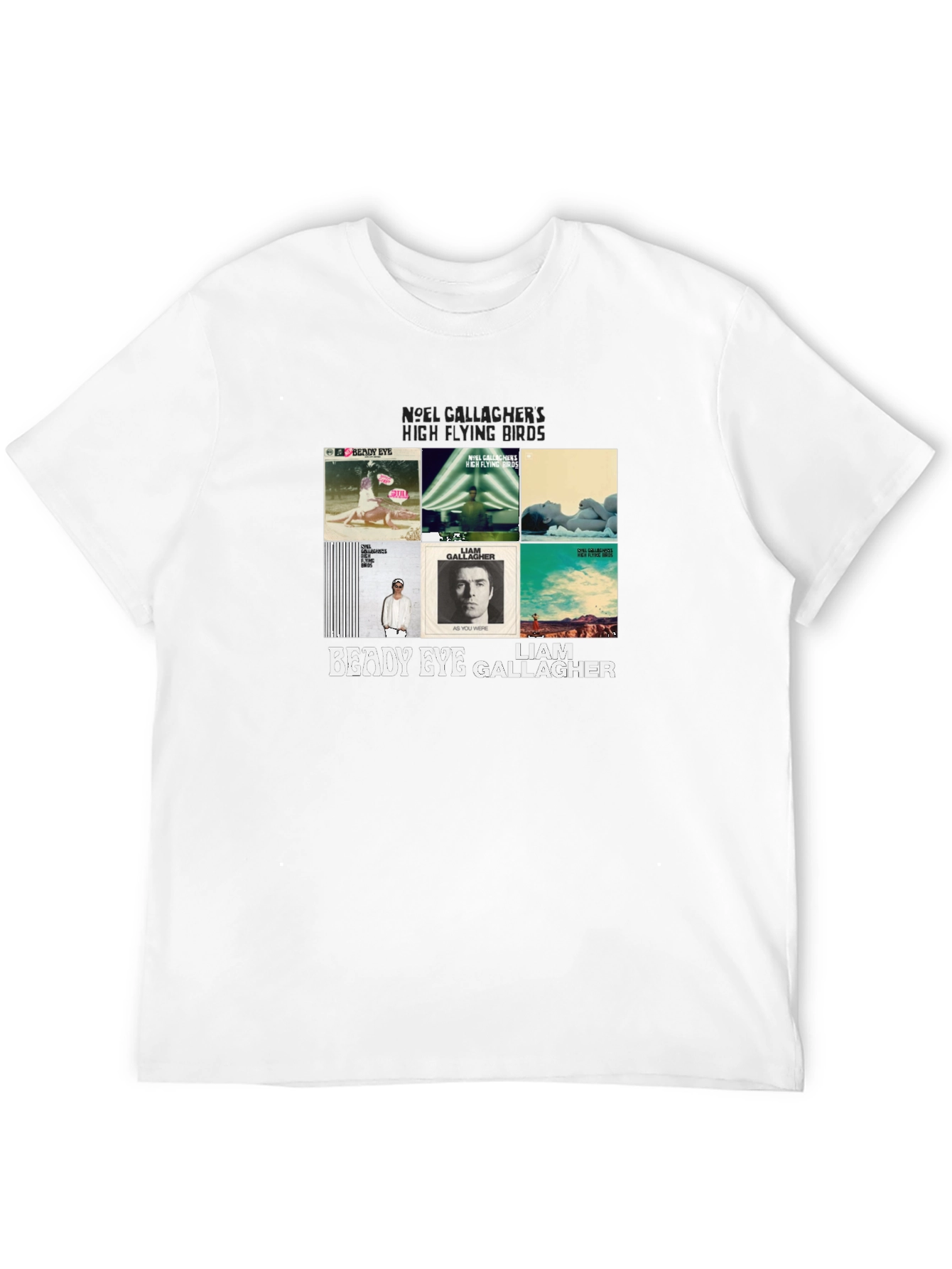 Liam & Noel Gallagher Graphic Print T-Shirt