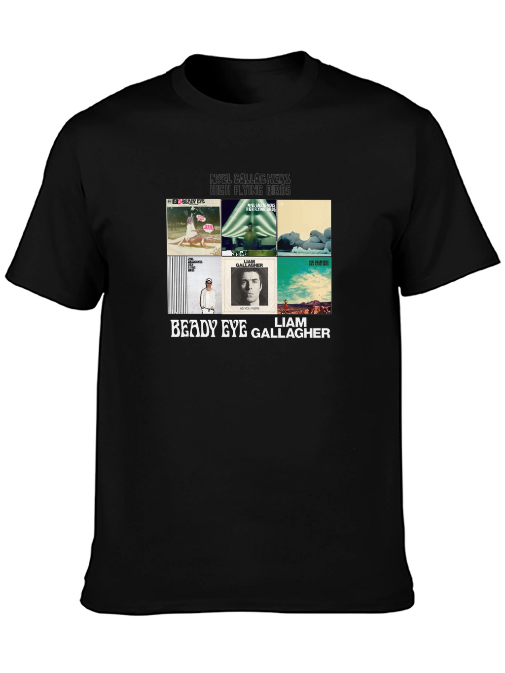 Liam & Noel Gallagher Graphic Print T-Shirt