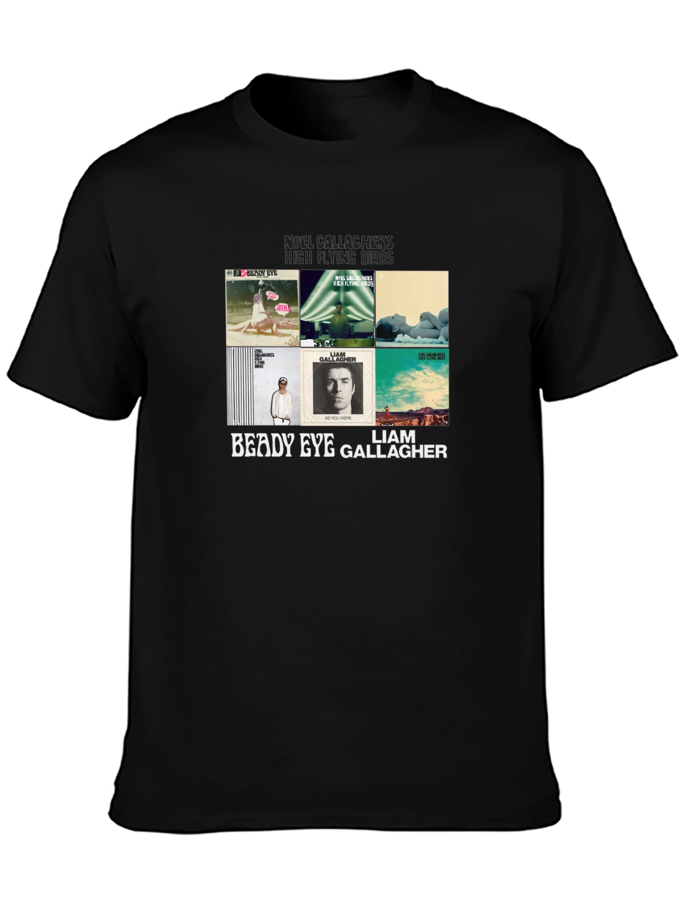 Liam & Noel Gallagher Graphic Print T-Shirt