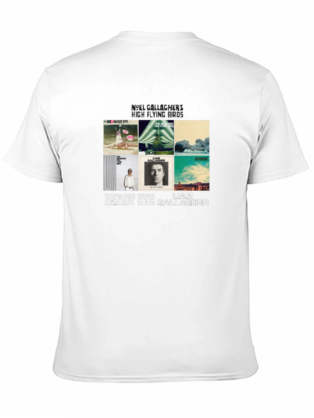 Liam & Noel Gallagher Graphic Print T-Shirt