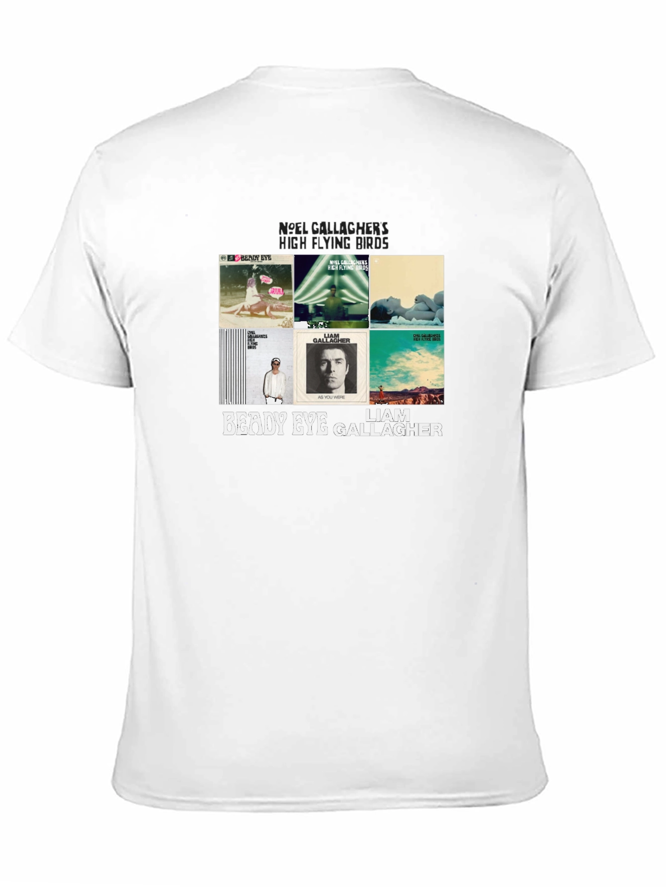 Liam & Noel Gallagher Graphic Print T-Shirt
