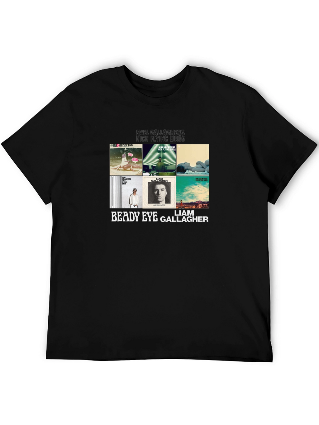 Liam & Noel Gallagher Graphic Print T-Shirt