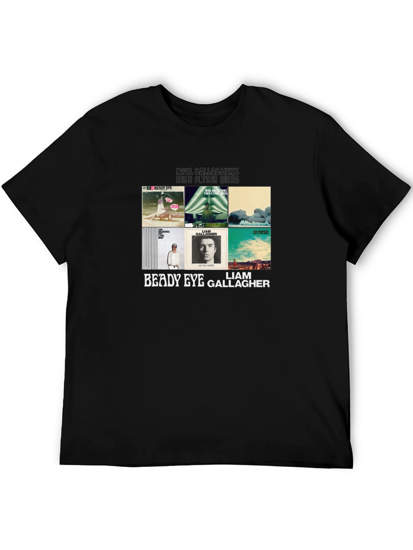 Liam & Noel Gallagher Graphic Print T-Shirt