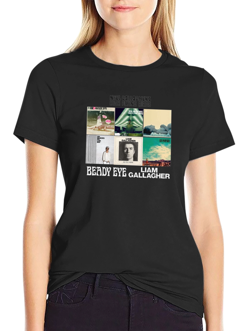 Liam & Noel Gallagher Graphic Print T-Shirt