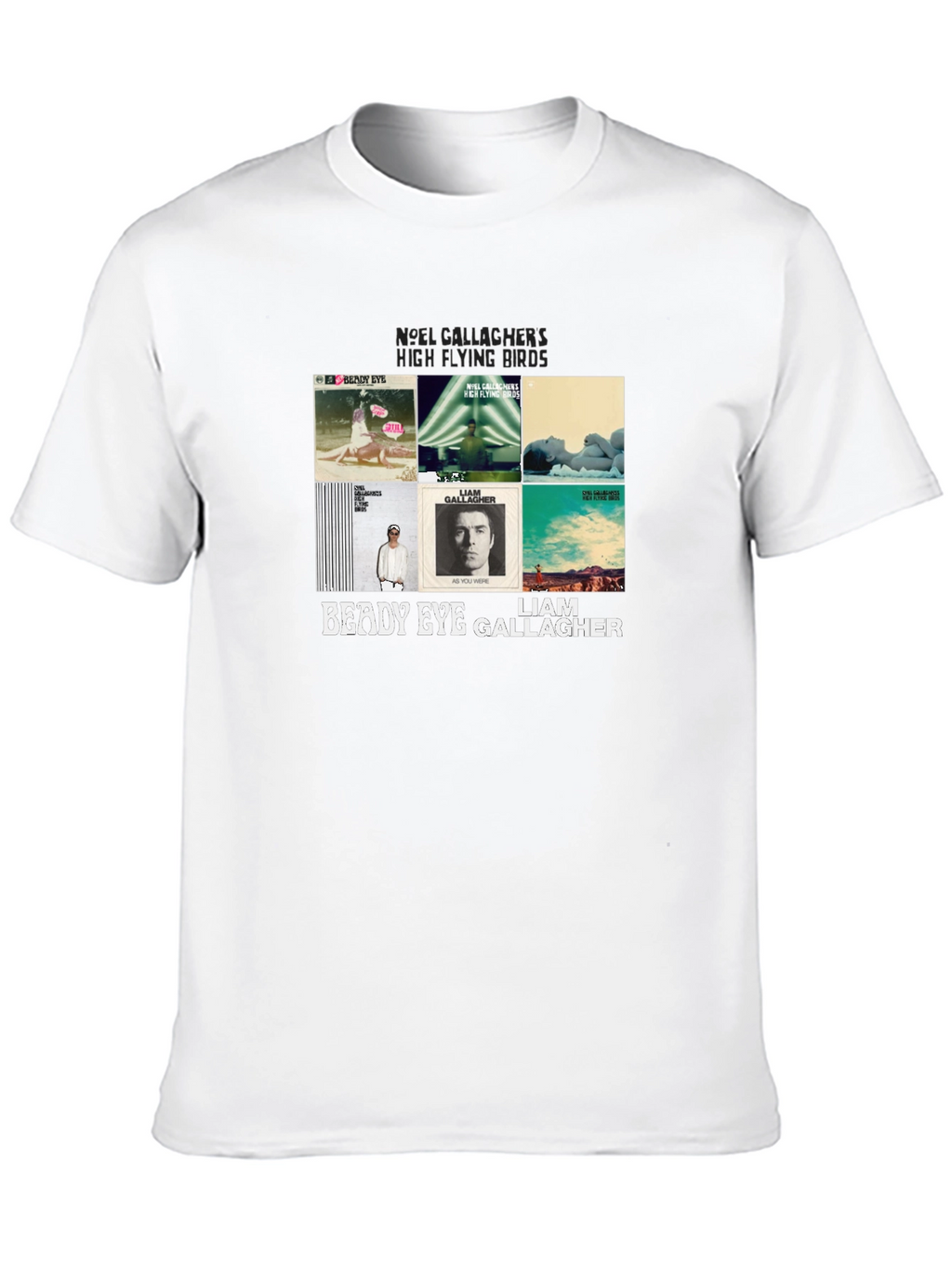 Liam & Noel Gallagher Graphic Print T-Shirt