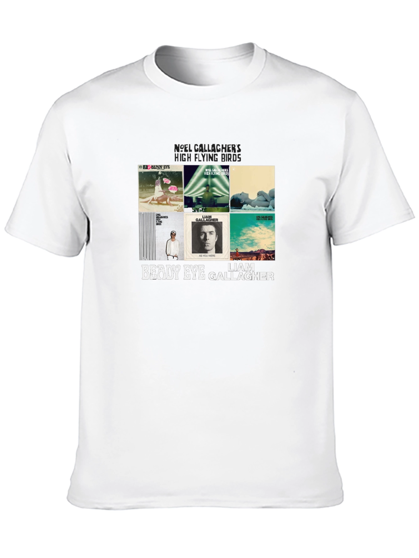 Liam & Noel Gallagher Graphic Print T-Shirt