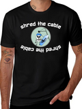 Shred the Cable T-Shirt - Wakeboarding Graphic Tee