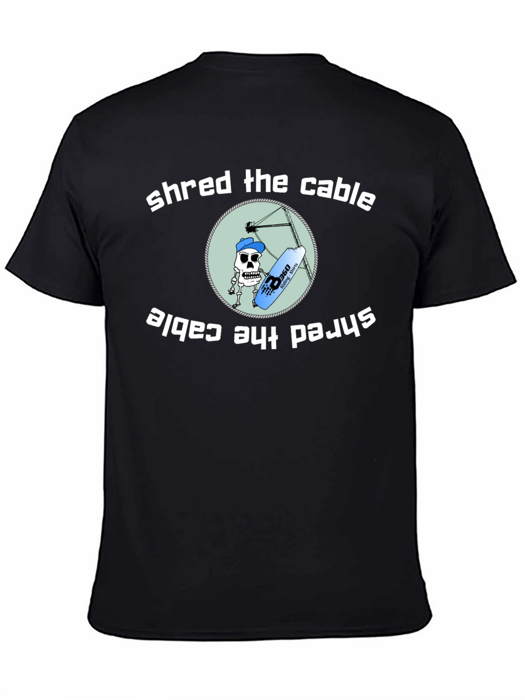 Shred the Cable T-Shirt - Wakeboarding Graphic Tee