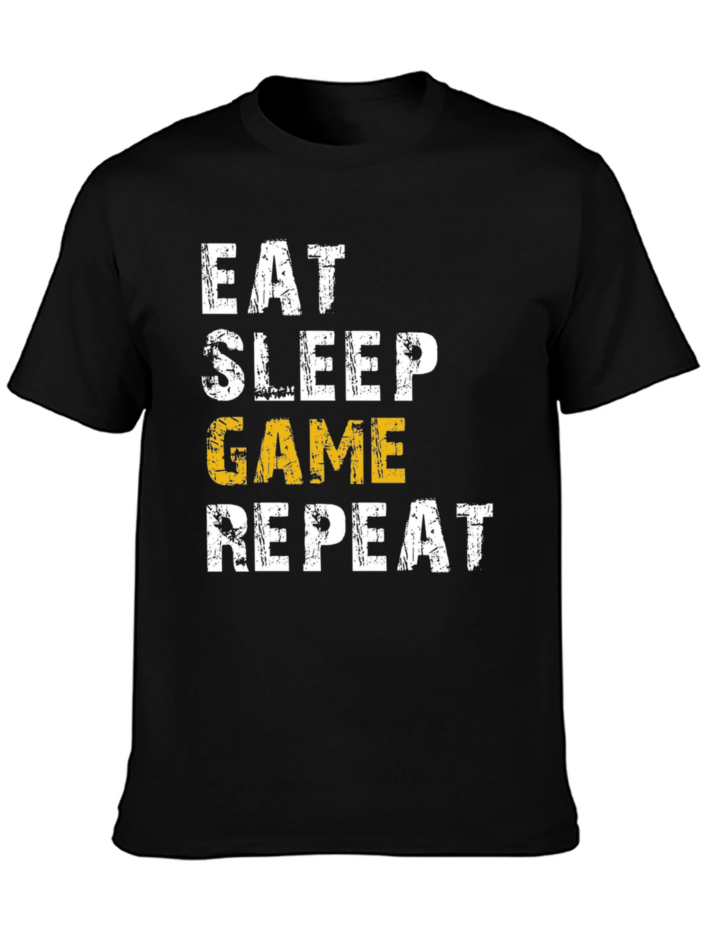 Eat Sleep Game Repeat Graphic Tee - Gamer T-Shirt