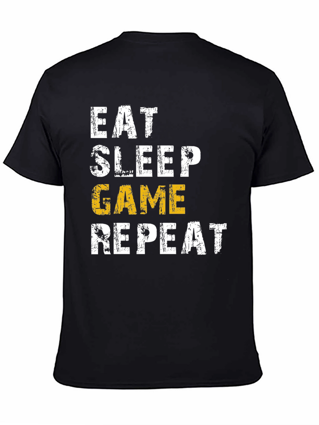 Eat Sleep Game Repeat Graphic Tee - Gamer T-Shirt