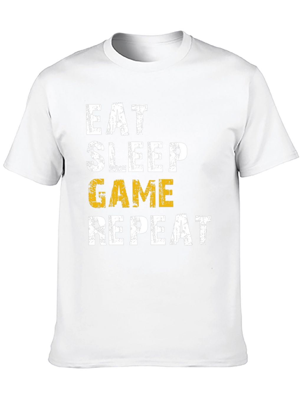 Eat Sleep Game Repeat Graphic Tee - Gamer T-Shirt