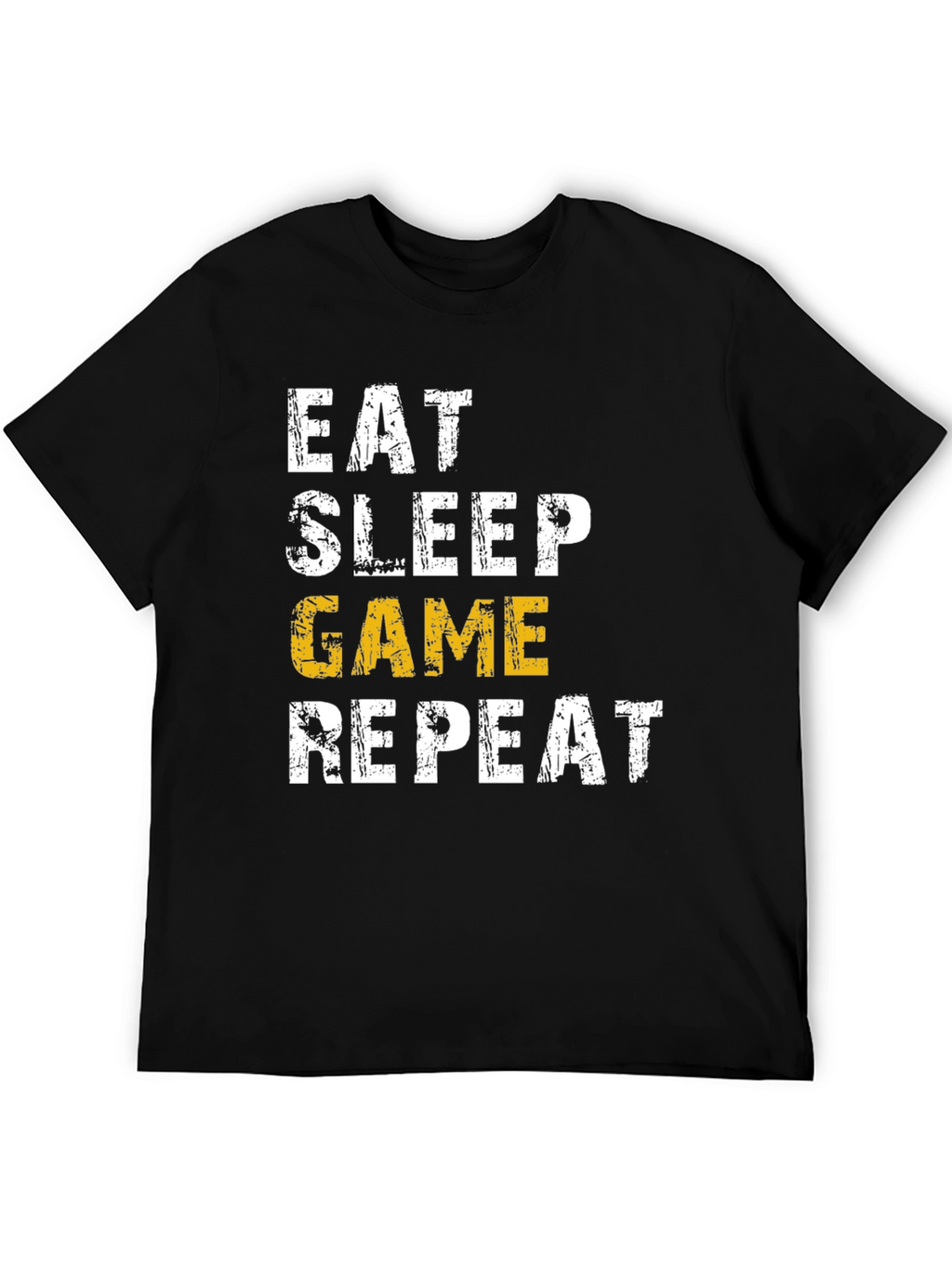 Eat Sleep Game Repeat Graphic Tee - Gamer T-Shirt