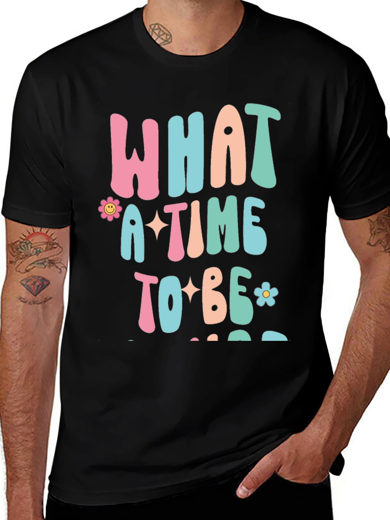 Retro Graphic Tee - What a Time to Be Alive!