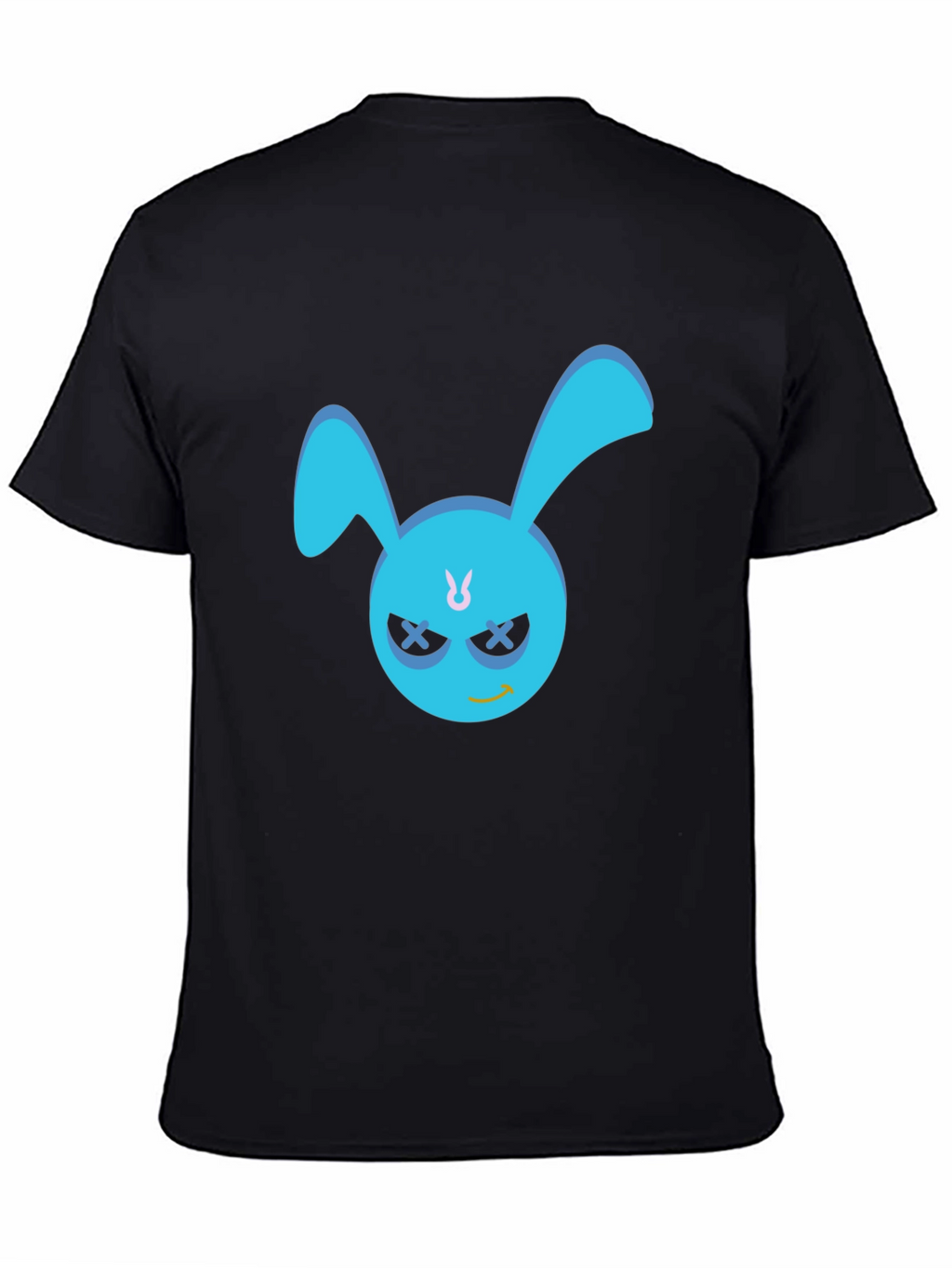 Cool Blue Bunny Graphic T-Shirt