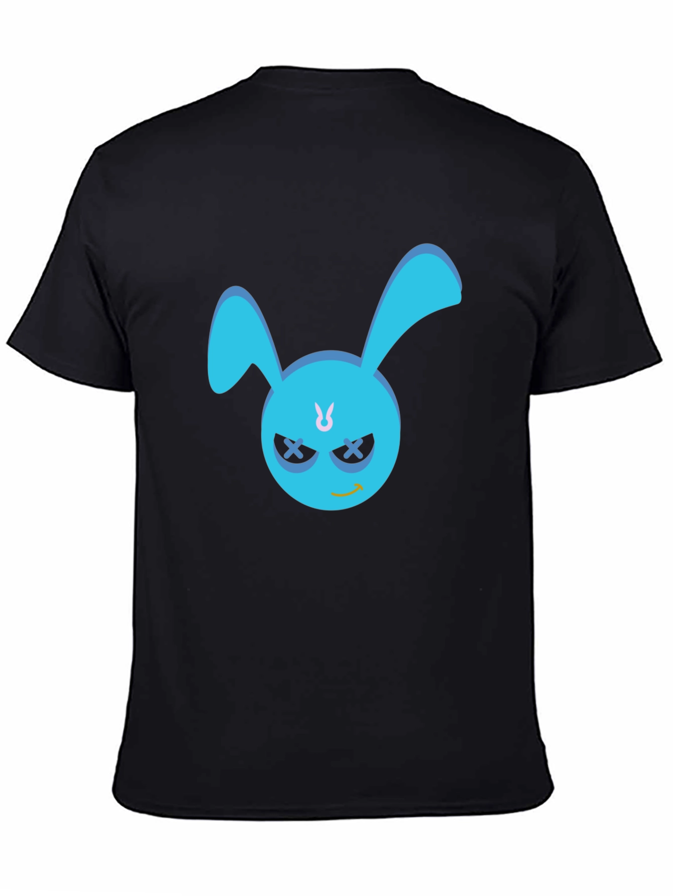 Cool Blue Bunny Graphic T-Shirt