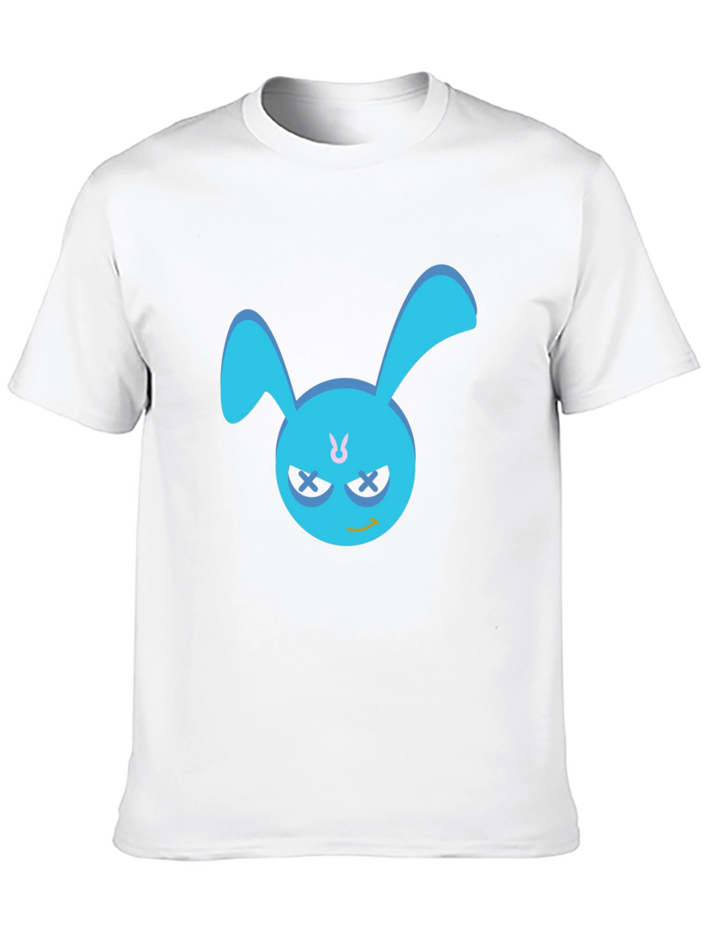 Cool Blue Bunny Graphic T-Shirt