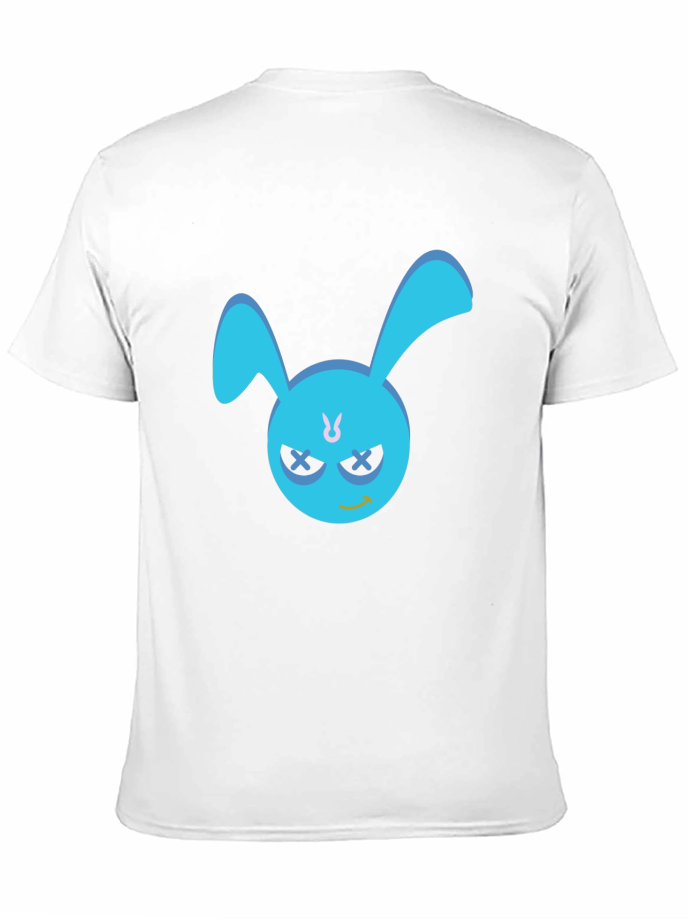 Cool Blue Bunny Graphic T-Shirt