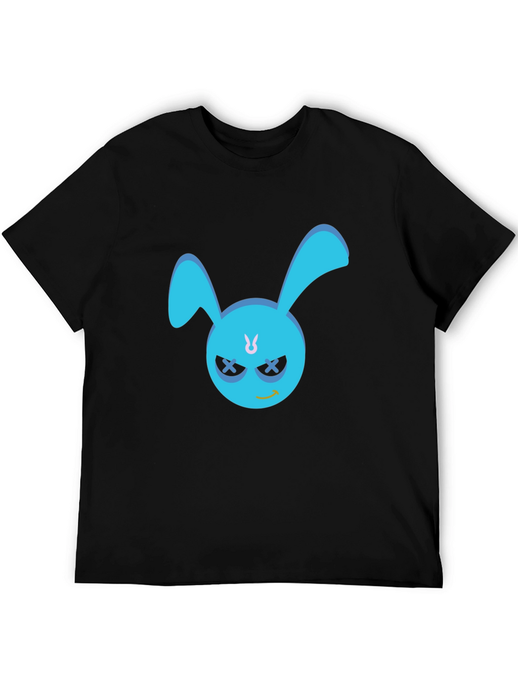 Cool Blue Bunny Graphic T-Shirt