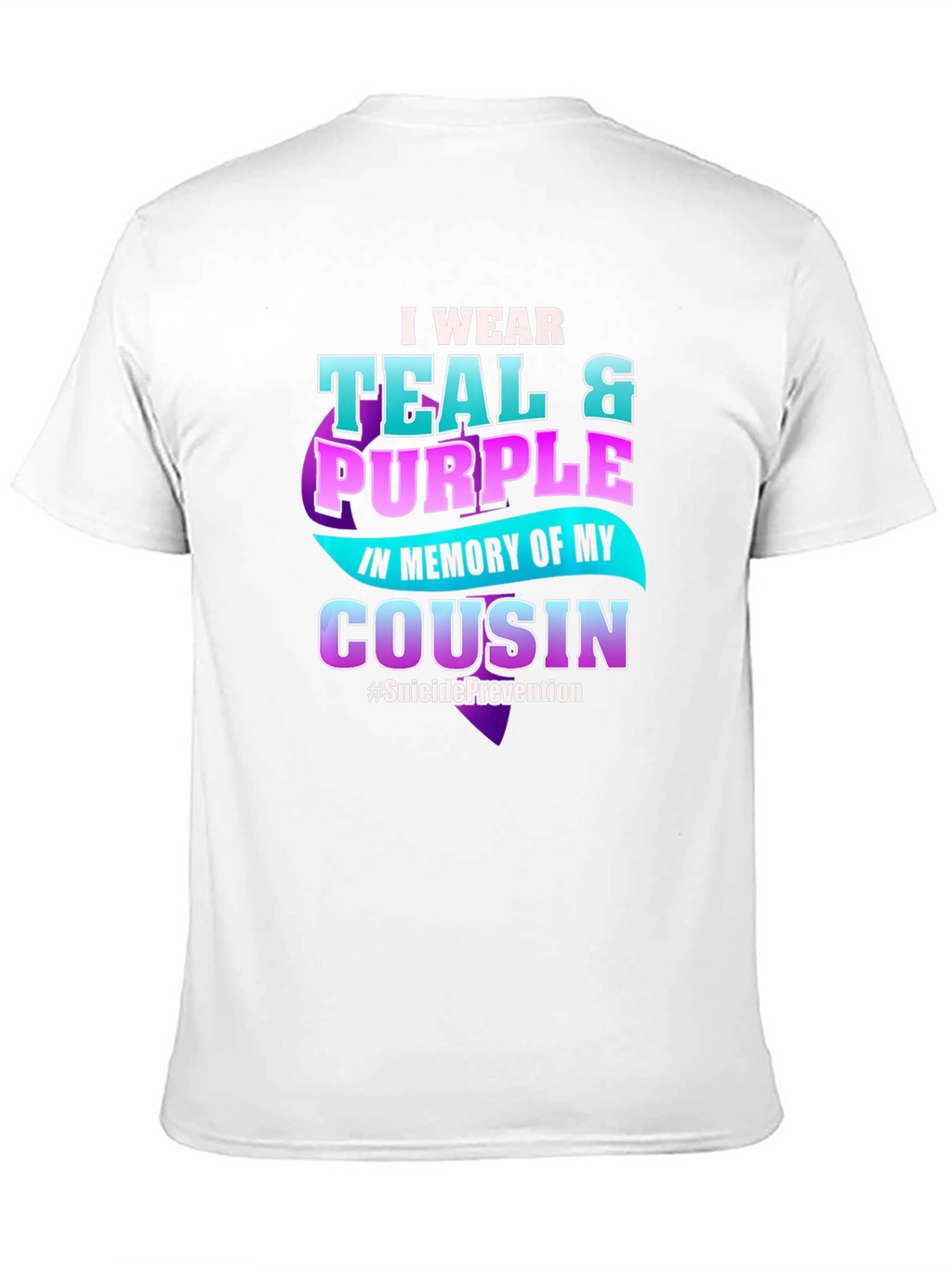 Teal & Purple Suicide Prevention Awareness T-Shirt