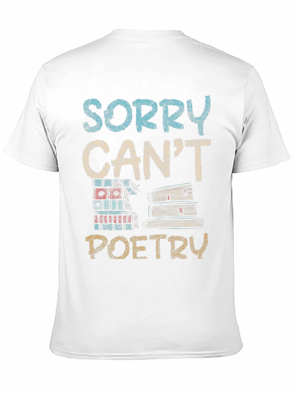Sorry Cant Poetry Black Graphic Tee