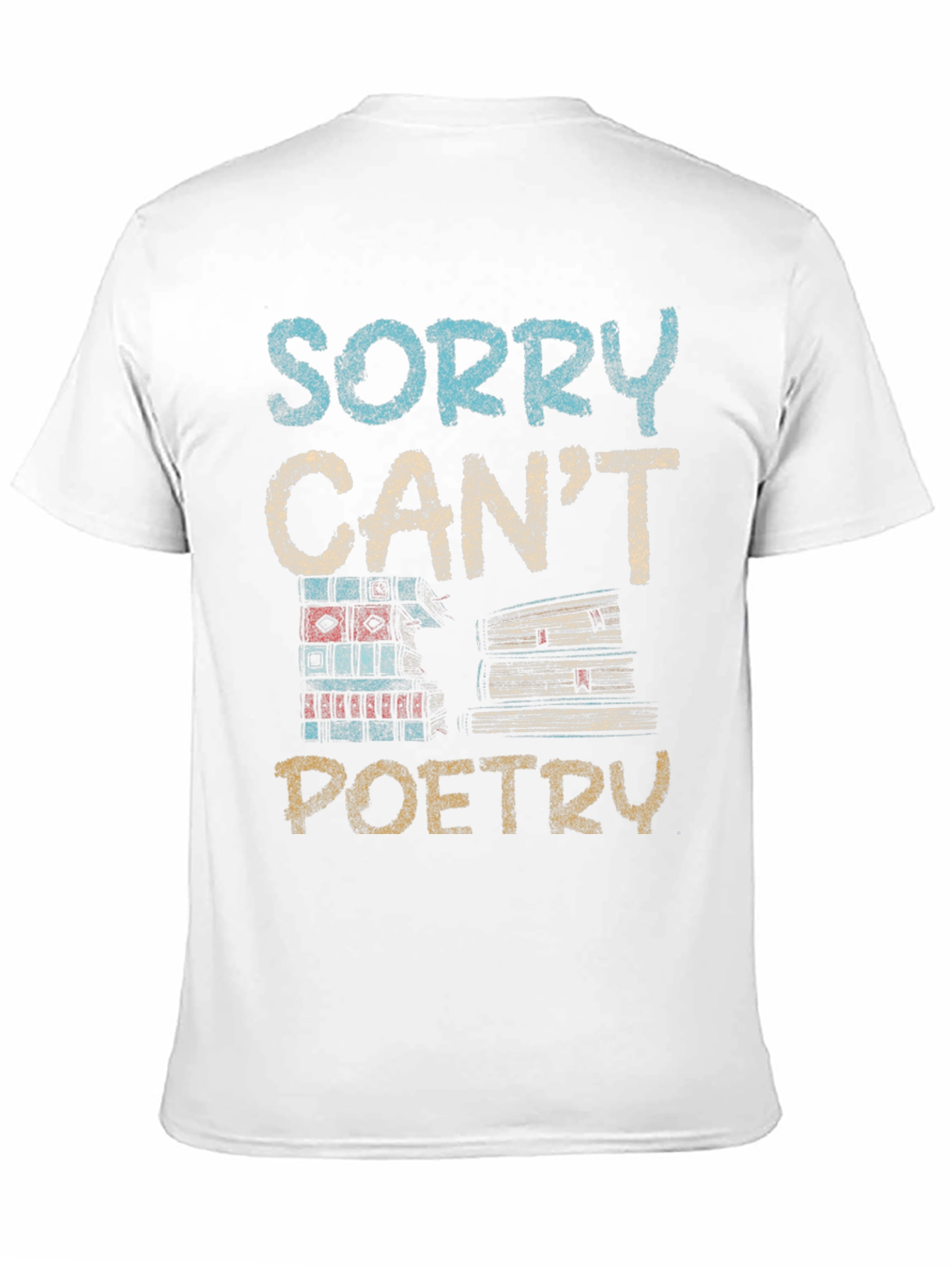 Sorry Cant Poetry Black Graphic Tee