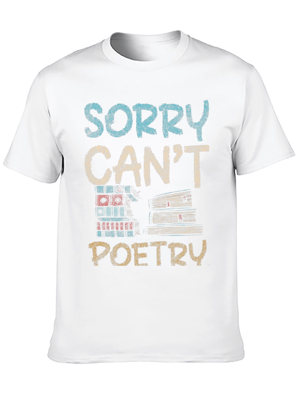 Sorry Cant Poetry Black Graphic Tee