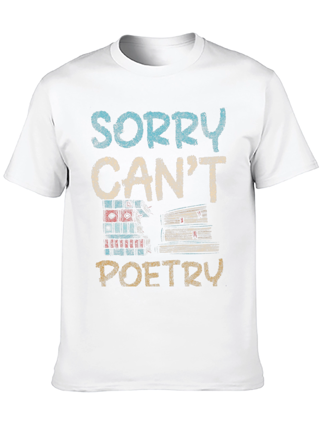 Sorry Cant Poetry Black Graphic Tee