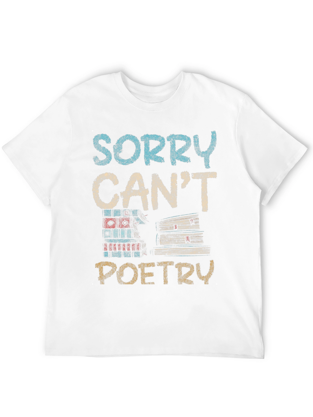 Sorry Cant Poetry Black Graphic Tee