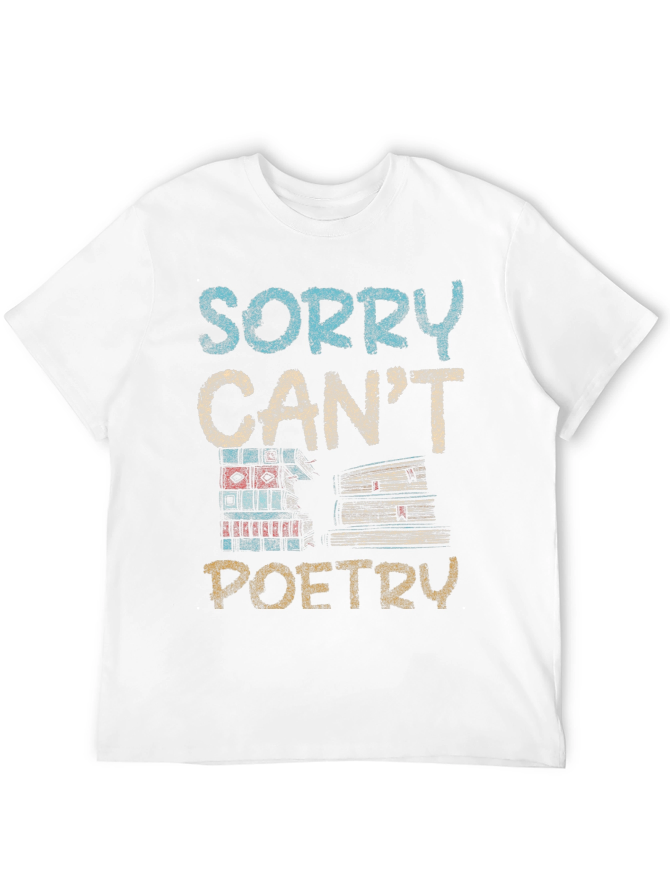 Sorry Cant Poetry Black Graphic Tee