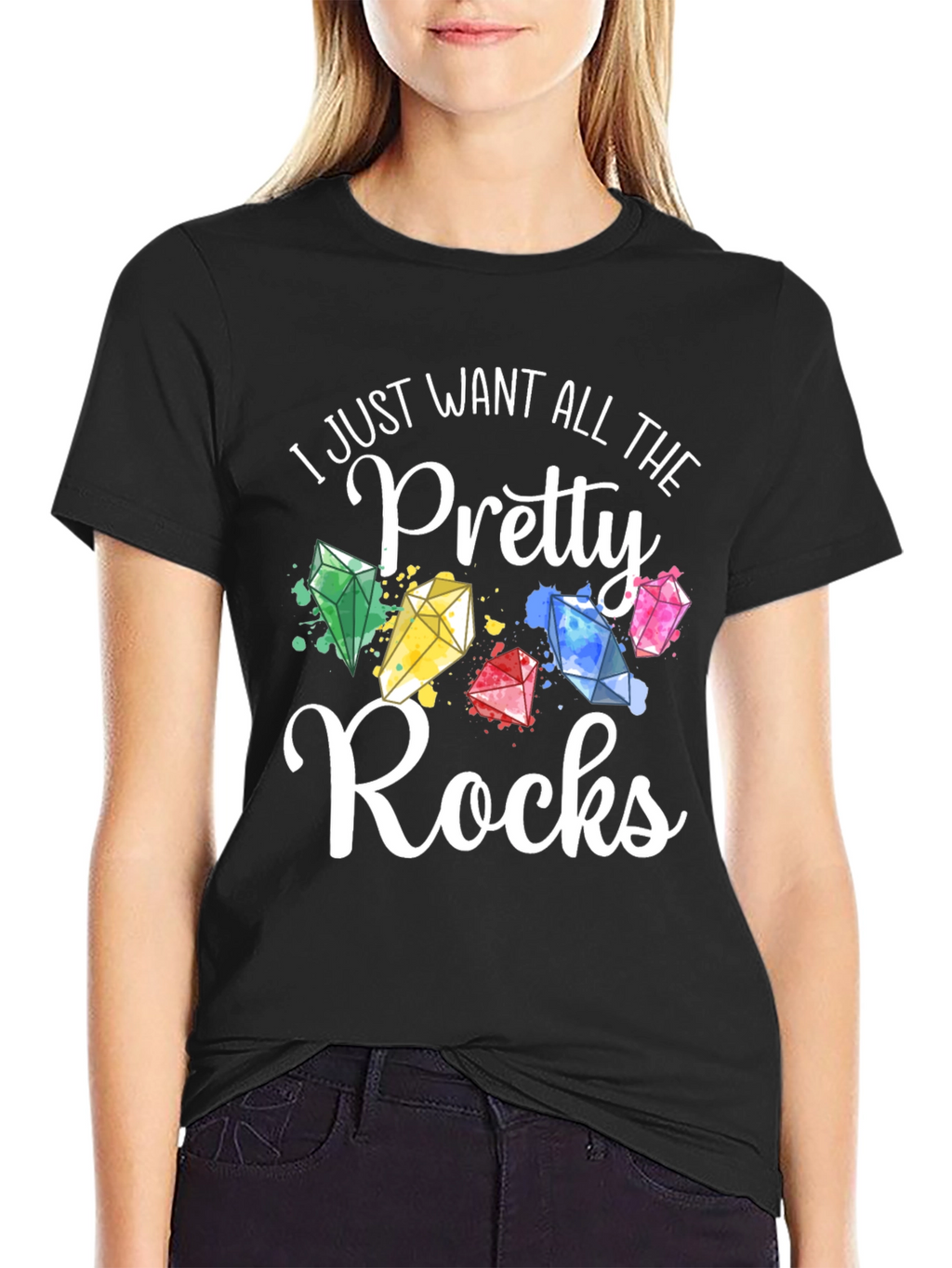 Pretty Rocks T-Shirt - Gemstone Lover Tee
