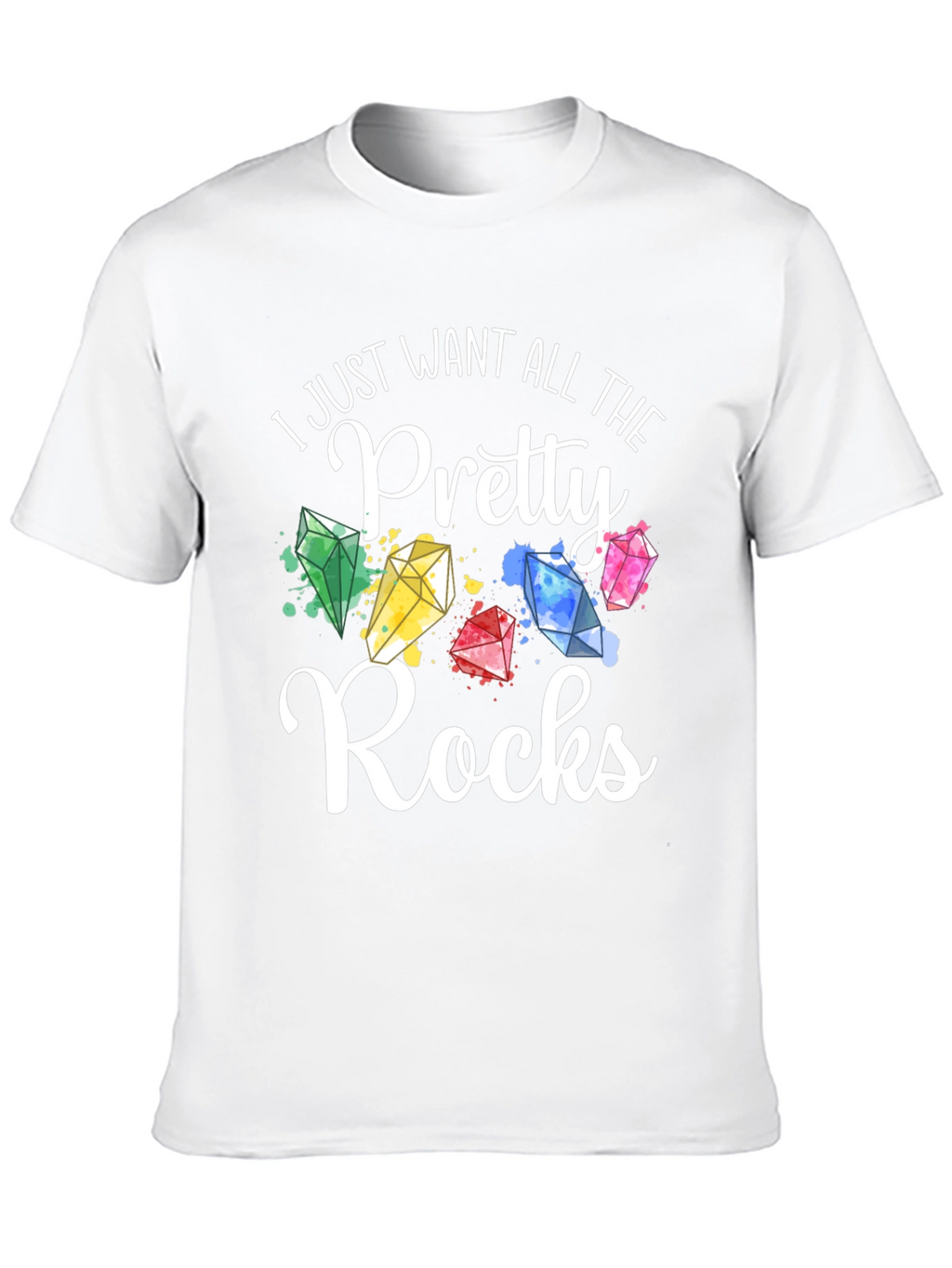 Pretty Rocks T-Shirt - Gemstone Lover Tee