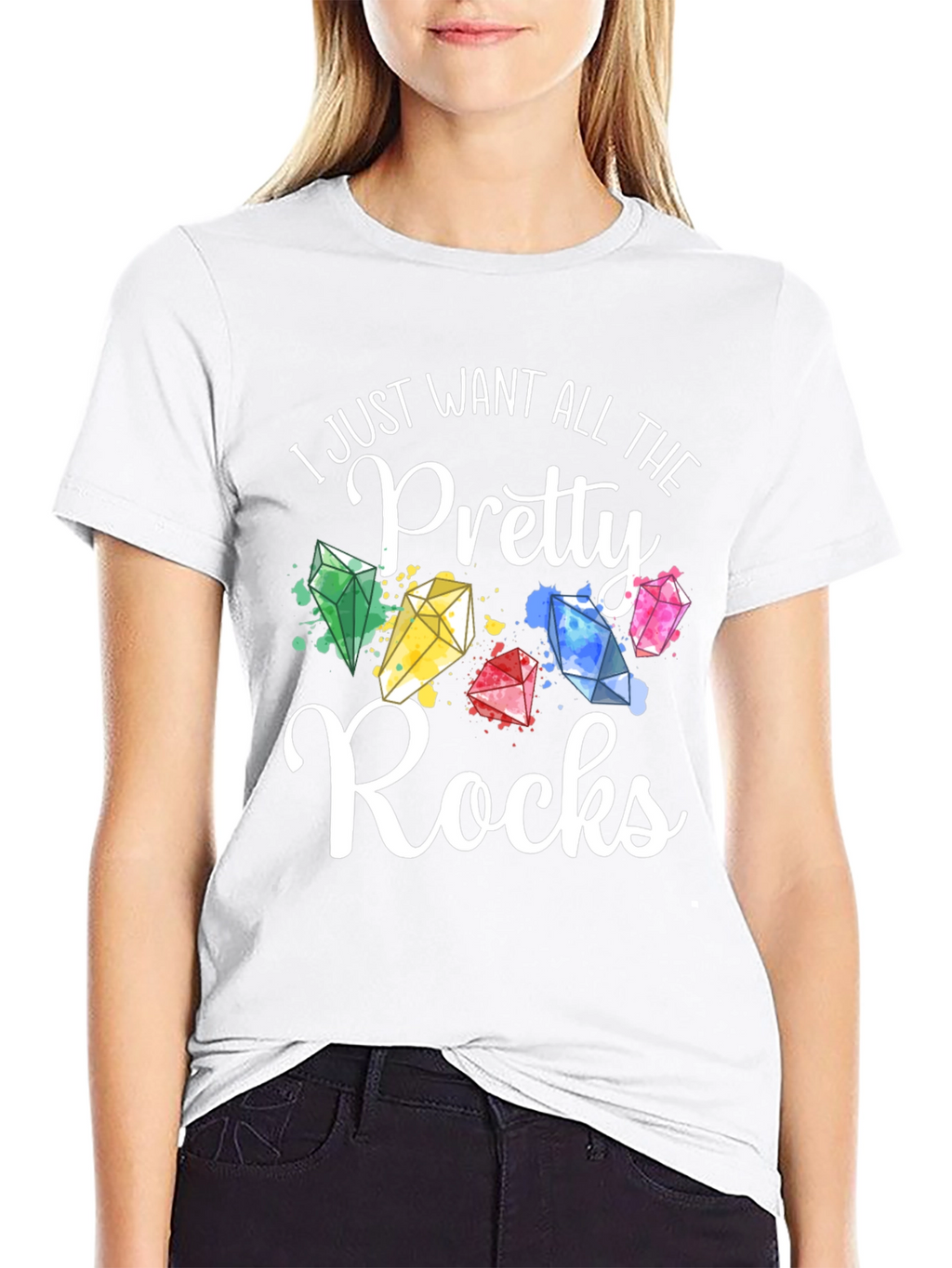 Pretty Rocks T-Shirt - Gemstone Lover Tee