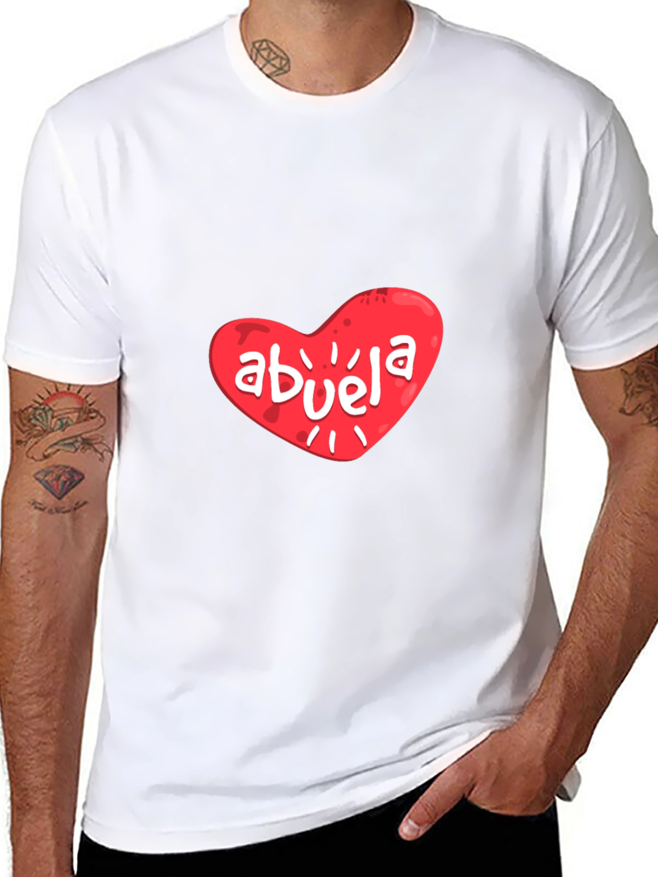 Abuela Heart T-Shirt - Love for Grandma
