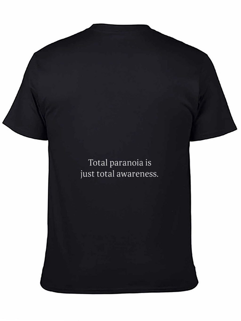Paranoia Awareness Graphic Tee - Black