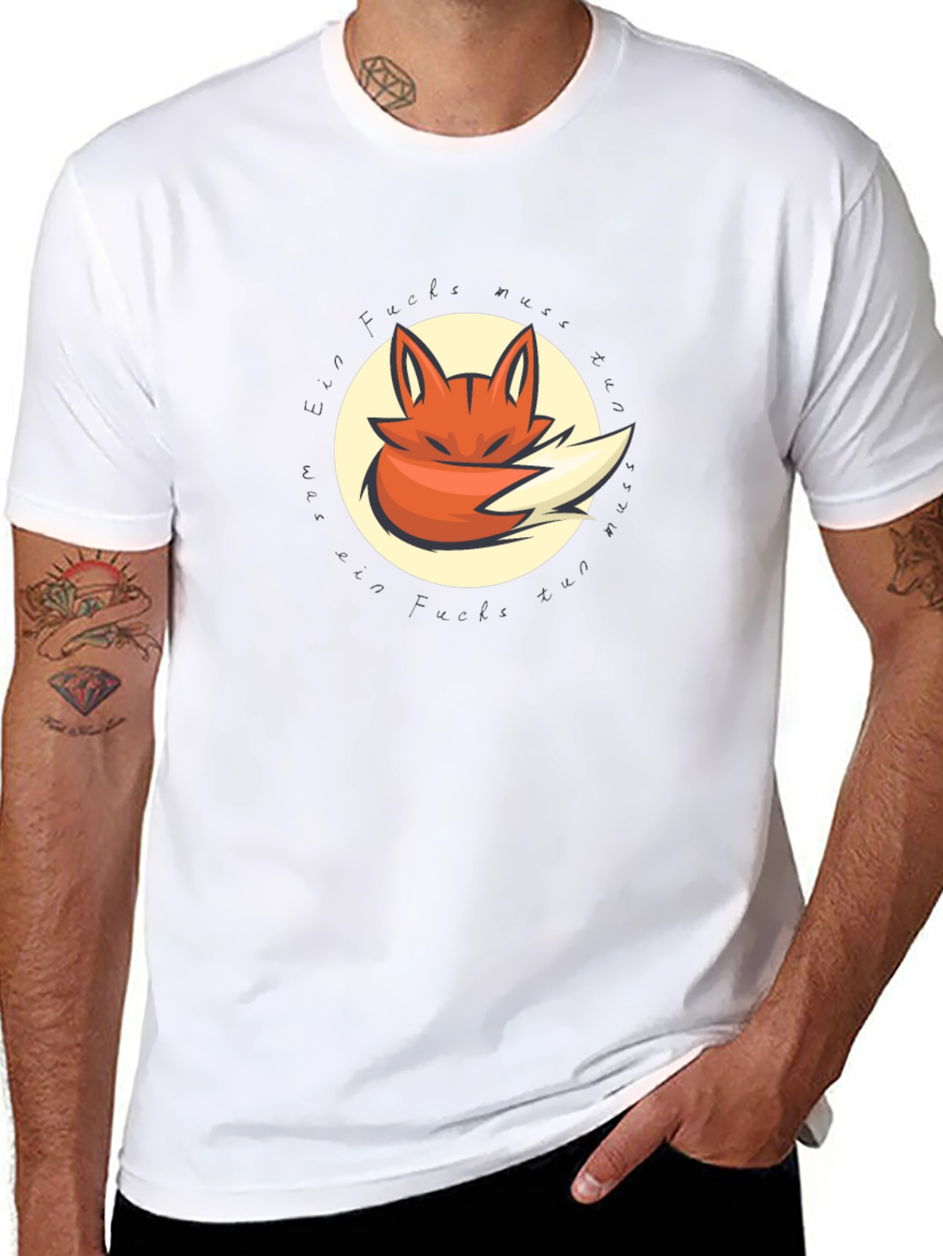 Fox Graphic Black T-Shirt