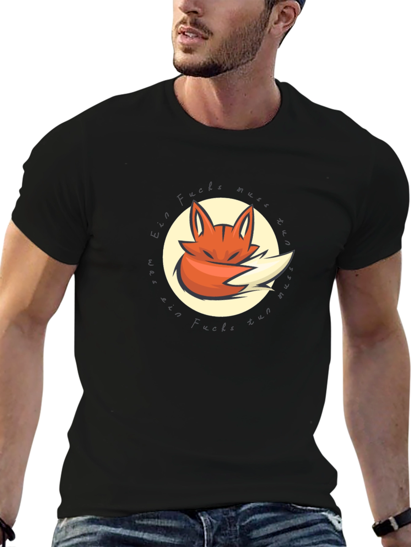 Fox Graphic Black T-Shirt