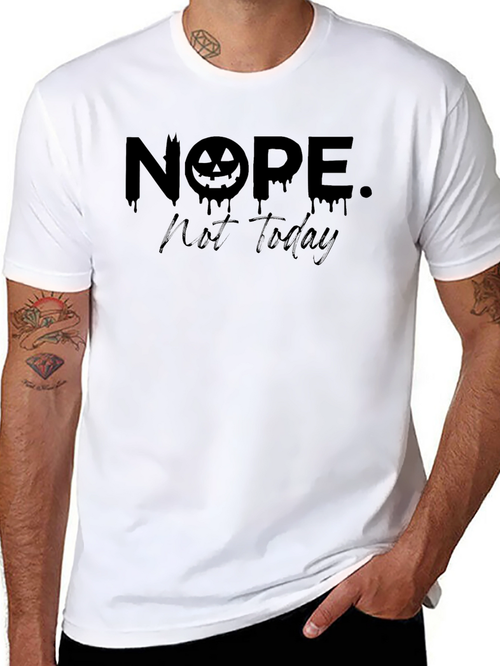 Nope Not Today Halloween T-Shirt
