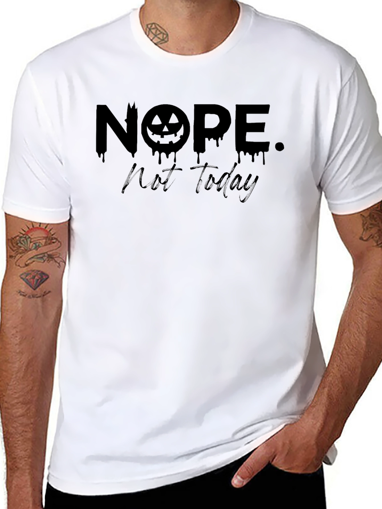 Nope Not Today Halloween T-Shirt