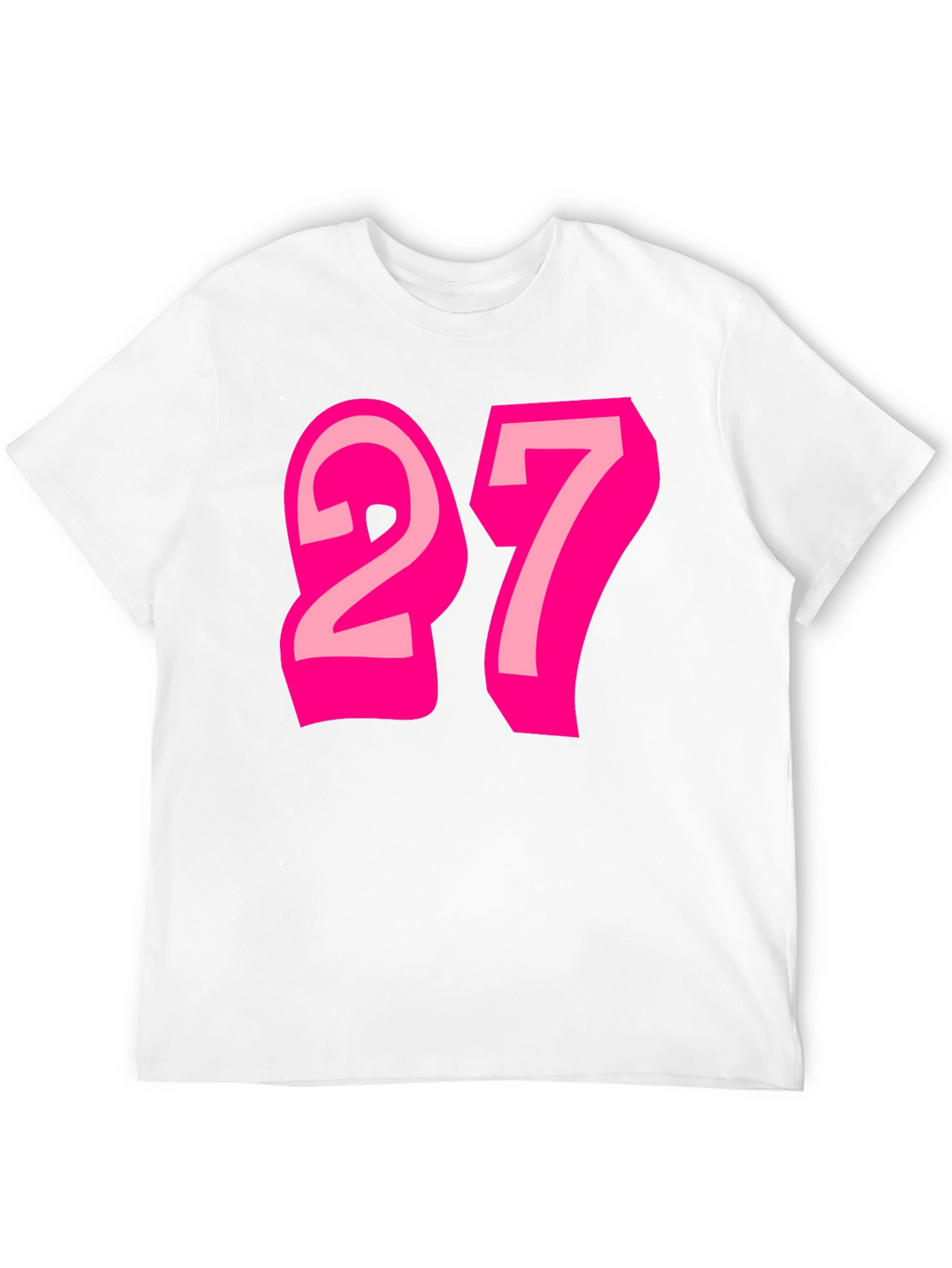 Number 27 Graphic Tee - Fun & Stylish
