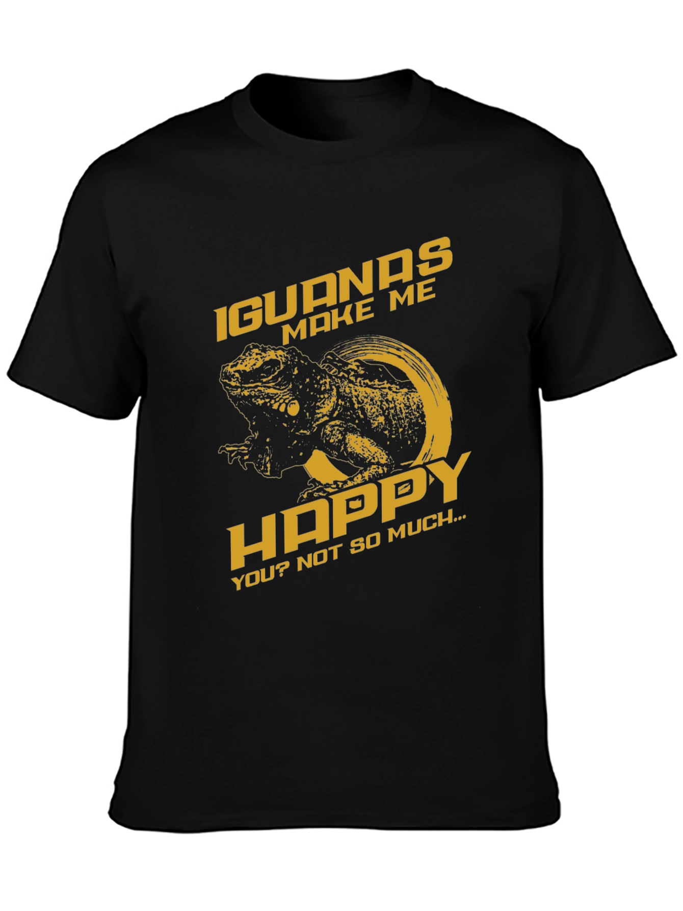 Iguanas Make Me Happy Graphic T-Shirt