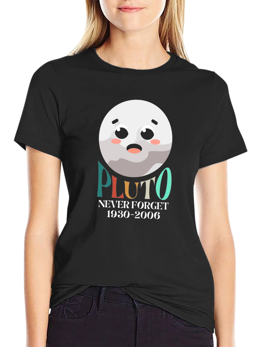 Pluto Never Forget T-Shirt Funny Planet Tee
