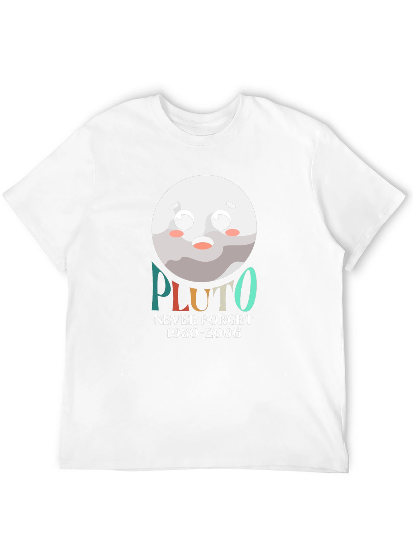 Pluto Never Forget T-Shirt Funny Planet Tee