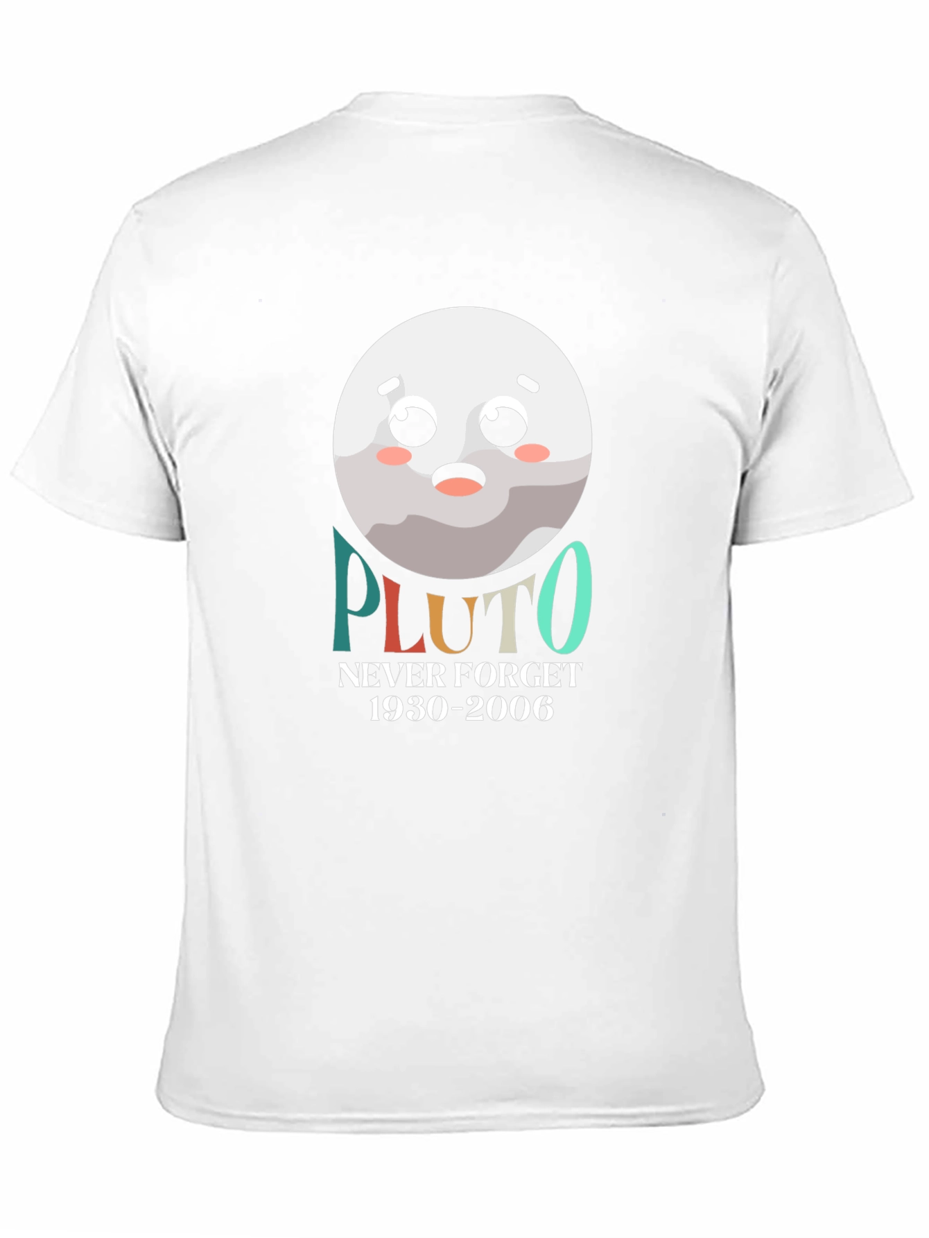 Pluto Never Forget T-Shirt Funny Planet Tee