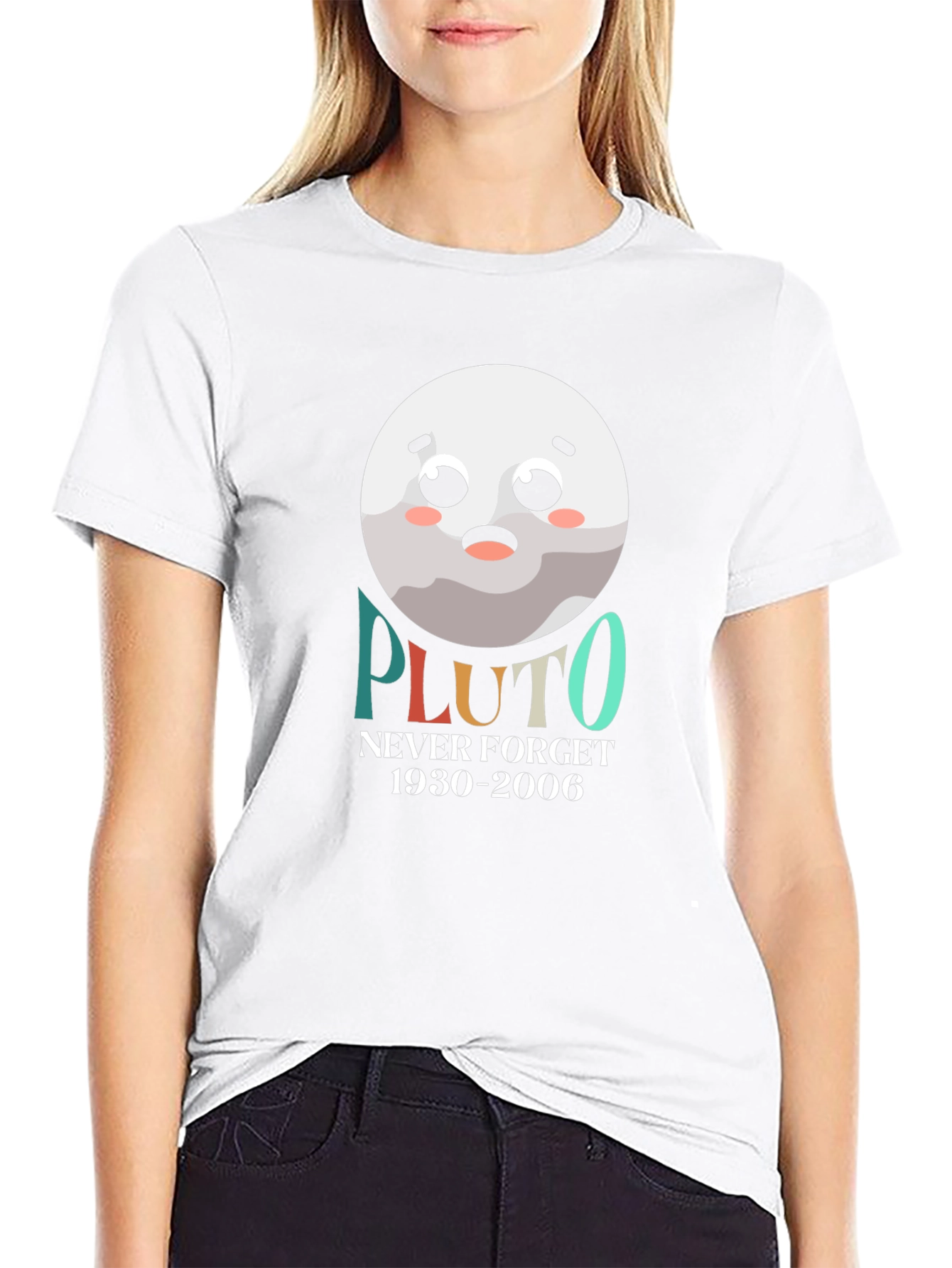 Pluto Never Forget T-Shirt Funny Planet Tee