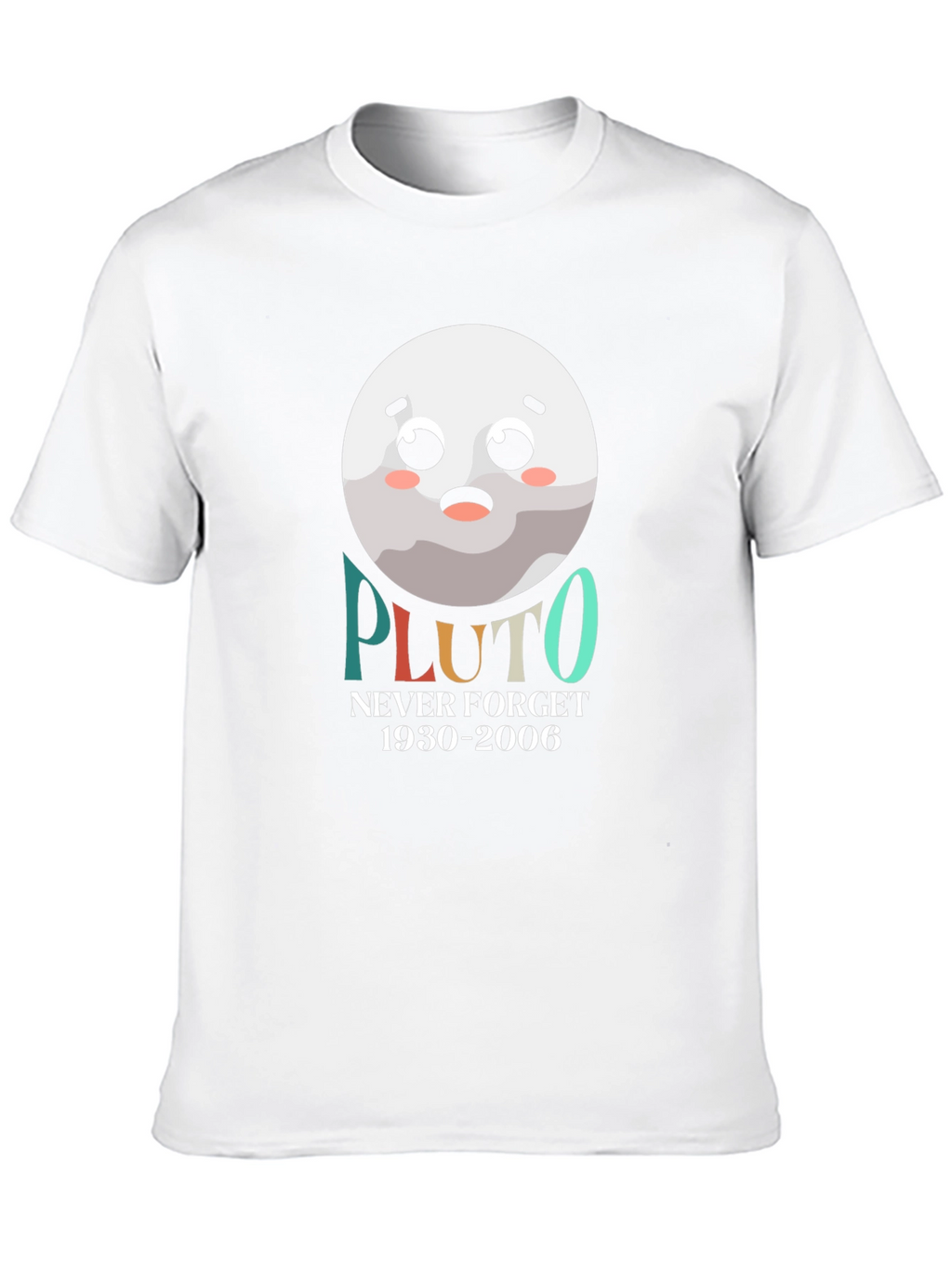 Pluto Never Forget T-Shirt Funny Planet Tee
