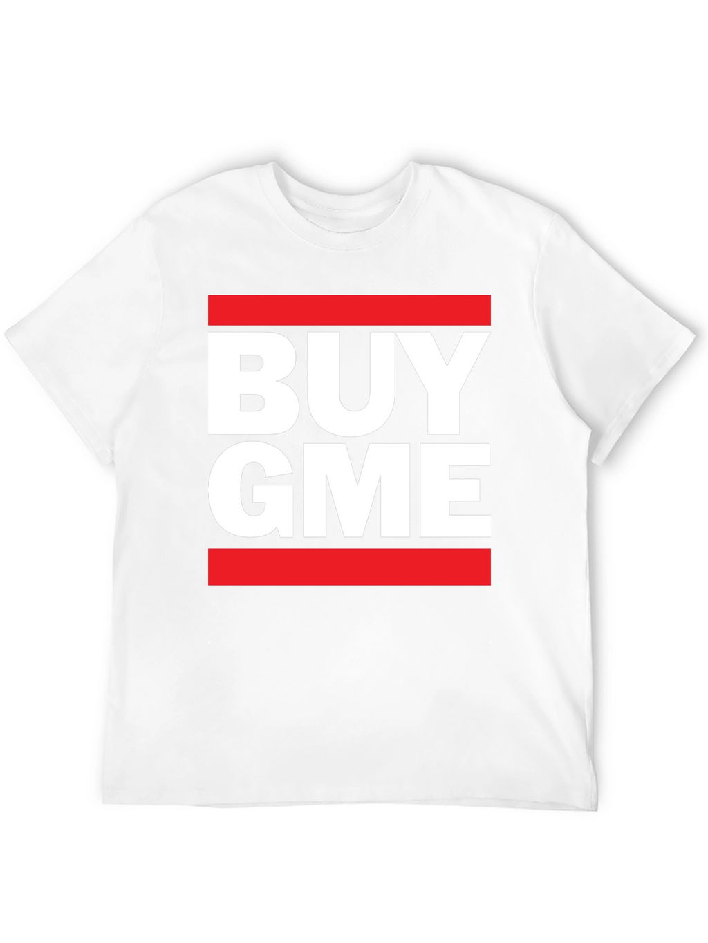 Buy GME T-Shirt - Red and White Graphic Tee