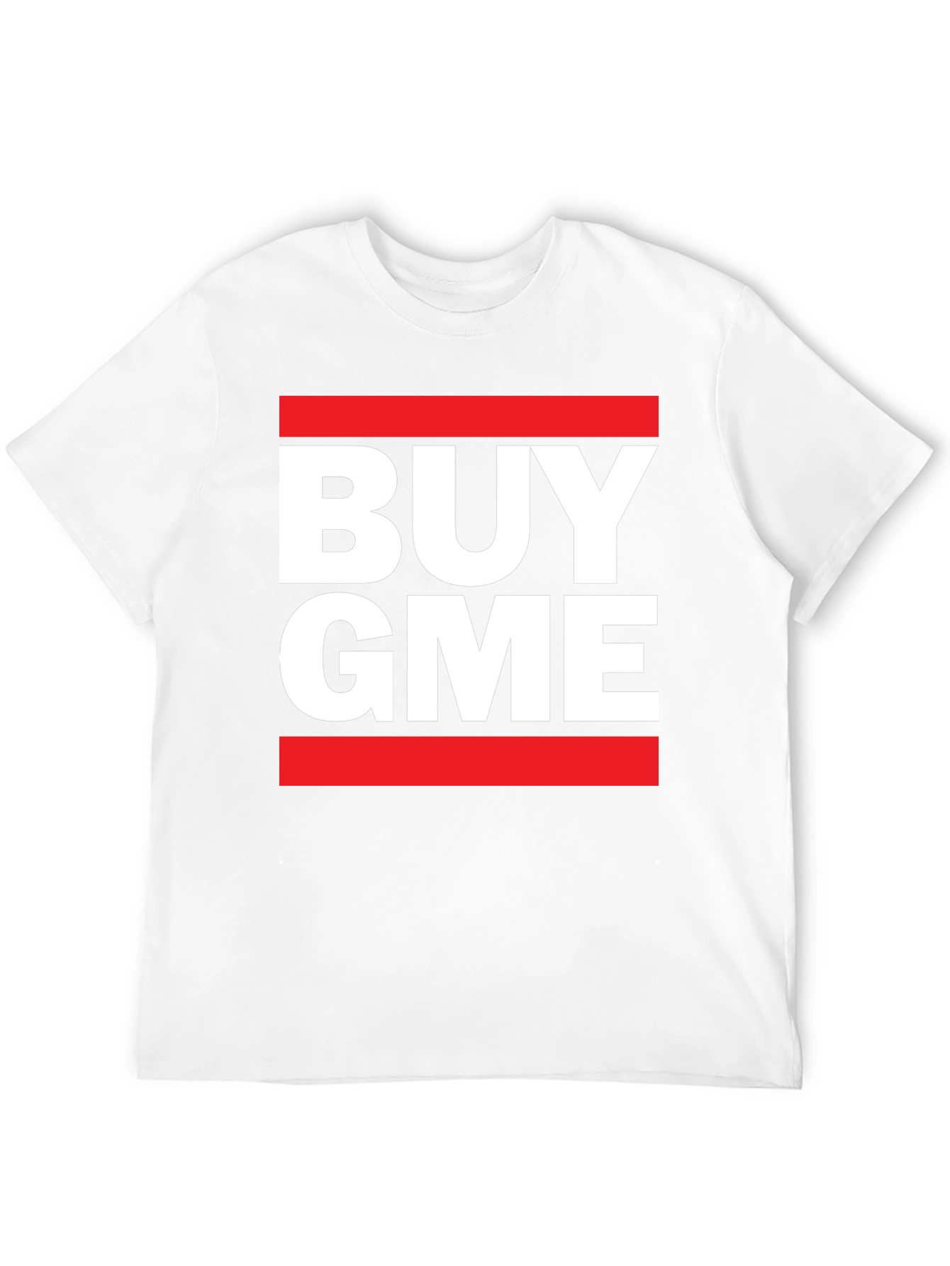 Buy GME T-Shirt - Red and White Graphic Tee