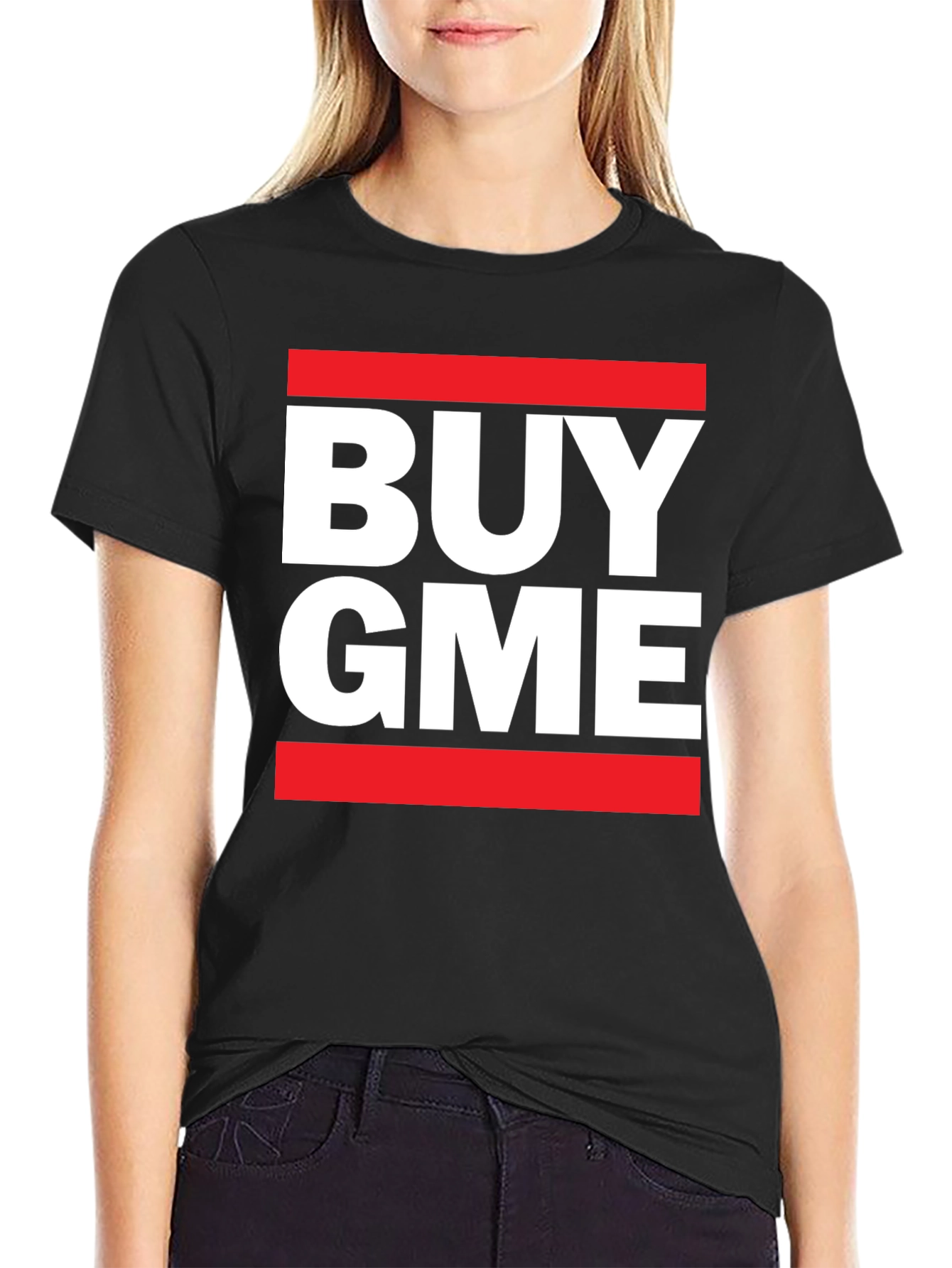 Buy GME T-Shirt - Red and White Graphic Tee