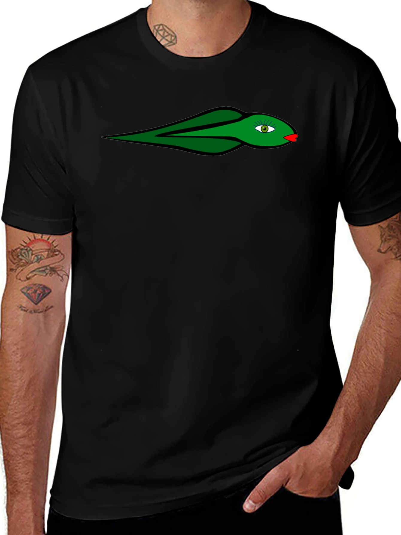 Funny Green Snake T-Shirt