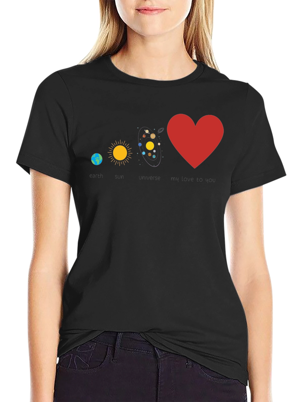 Earth Sun Universe Love T-Shirt